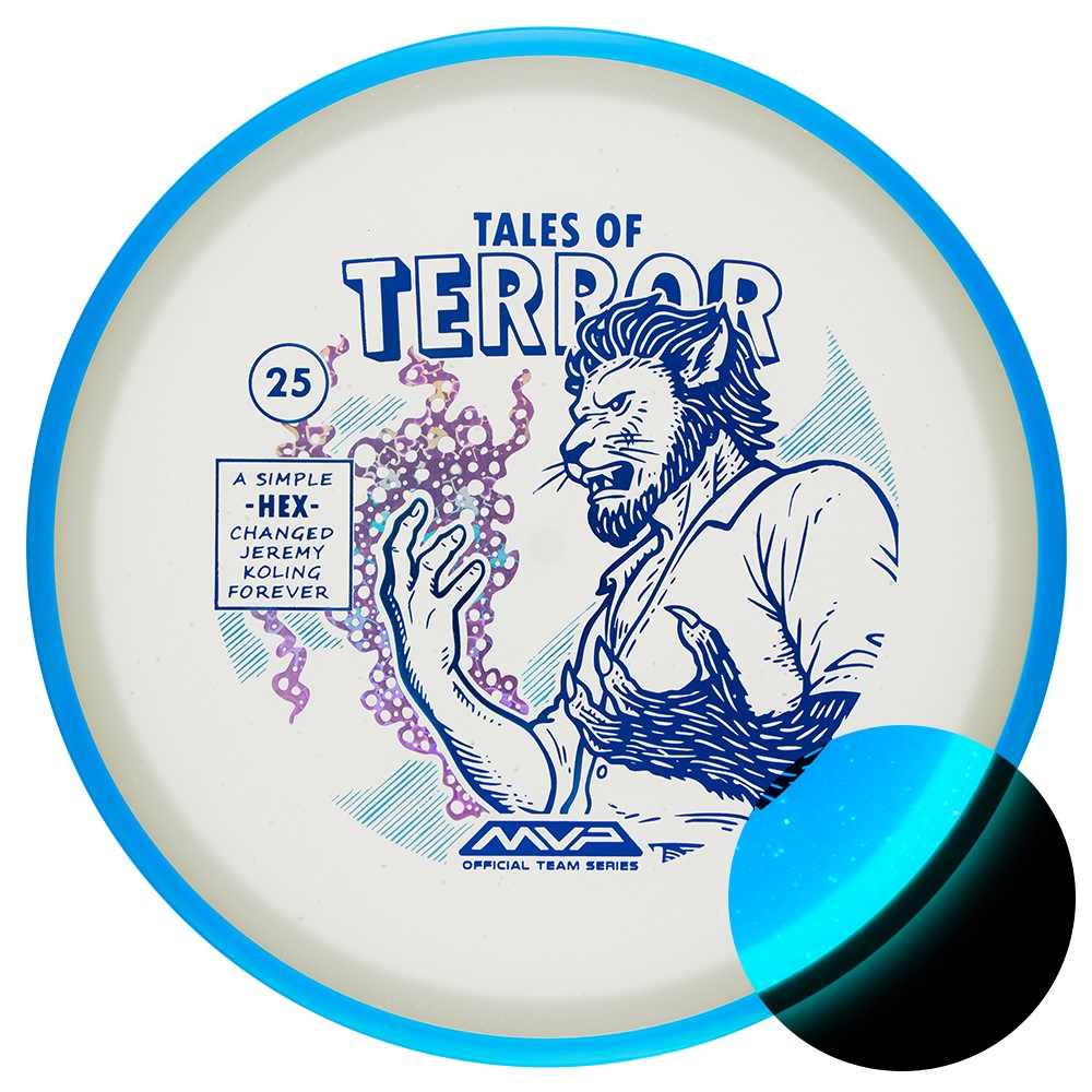 Axiom Brick & Mortar Exclusive Limited Edition 2025 Team Series Halloween Edition Jeremy Koling Particle Eclipse Glow Proton Hex Midrange Golf Disc