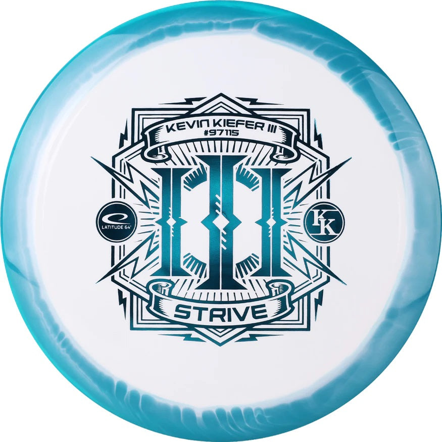 Latitude 64 Limited Edition 2024 Team Series Kevin Kieffer III Royal Grand Strive Distance Driver Golf Disc
