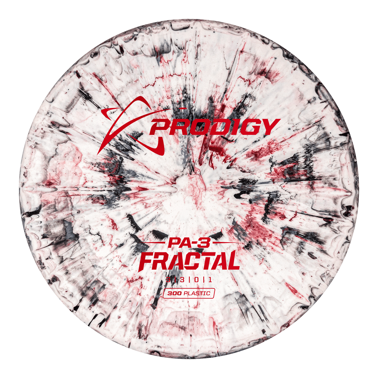 Prodigy 300 Fractal PA3 Putter Golf Disc