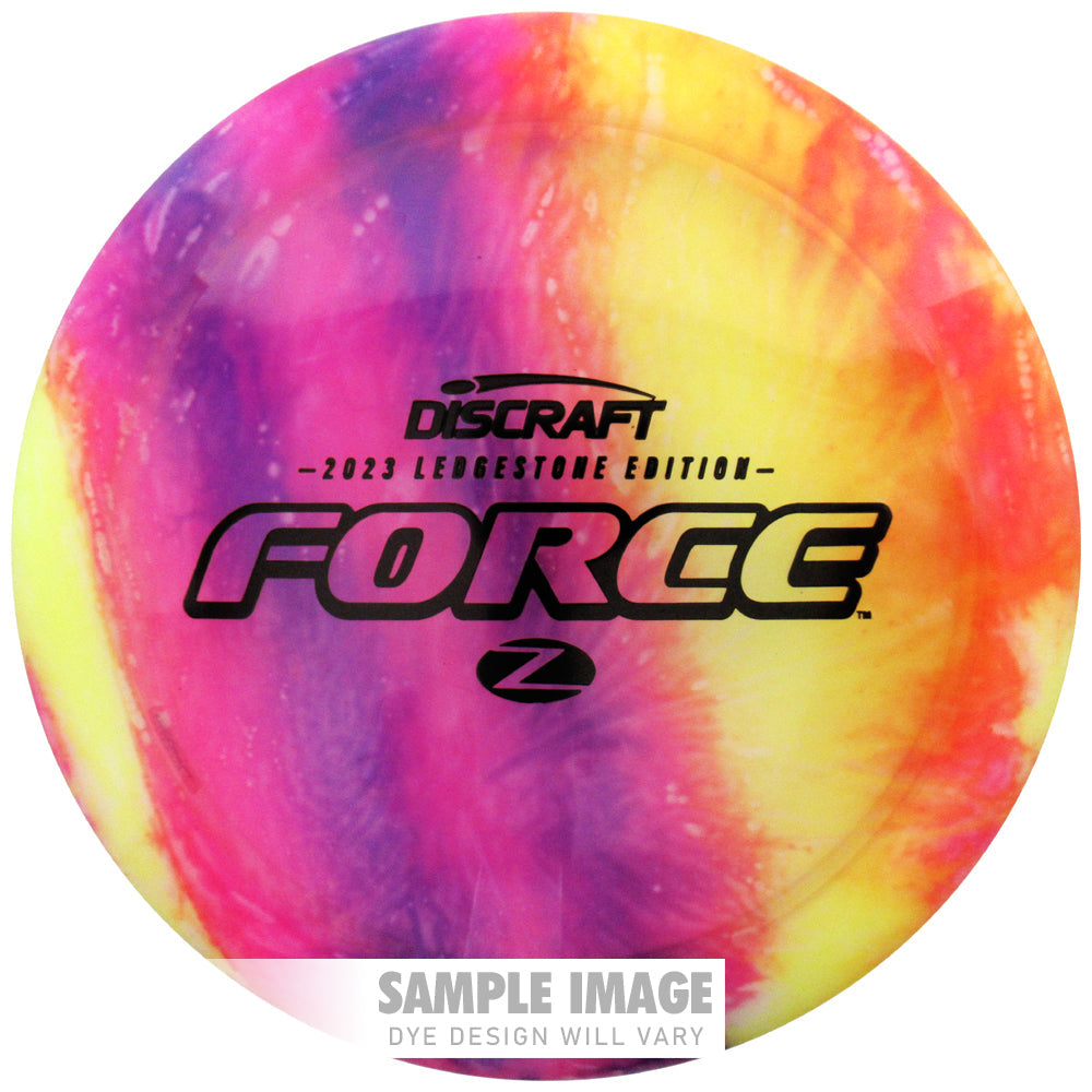 Discraft Limited Edition Ledgestone Open Fly Dye Elite Z Force Distance Driver Golf Disc