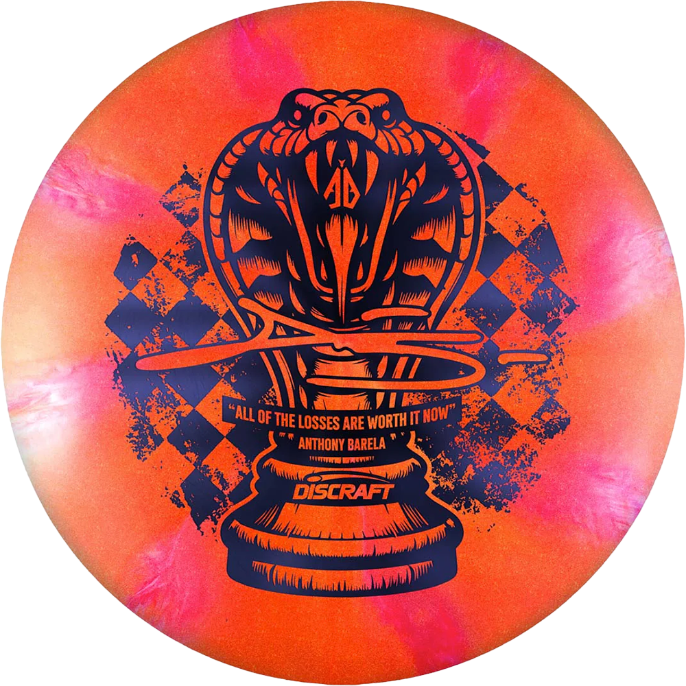 Discraft Limited Edition Anthony Barela 2024 Chess.com Invitational Commemorative ColorShift Titanium Zone Putter Golf Disc