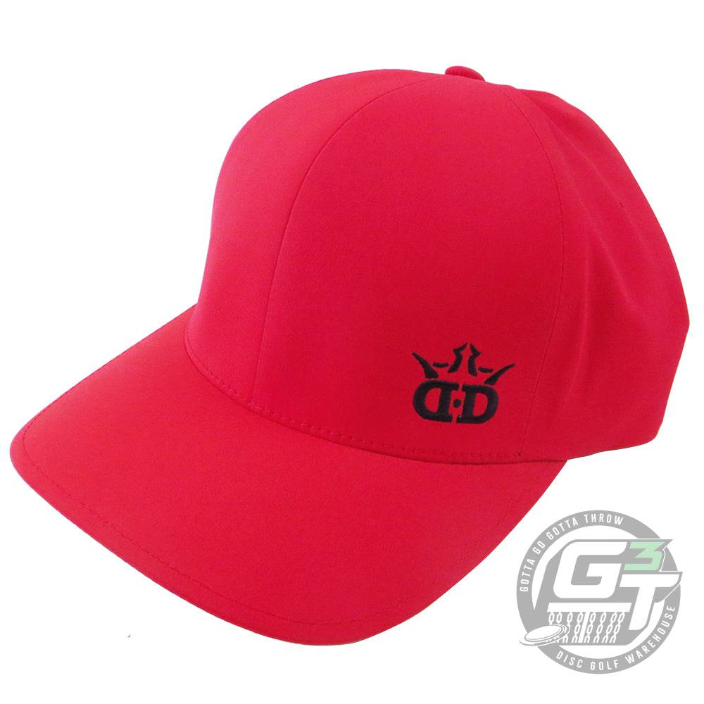 Dynamic Discs Apparel S / M / Red Dynamic Discs DD Logo FlexFit Delta Disc Golf Hat