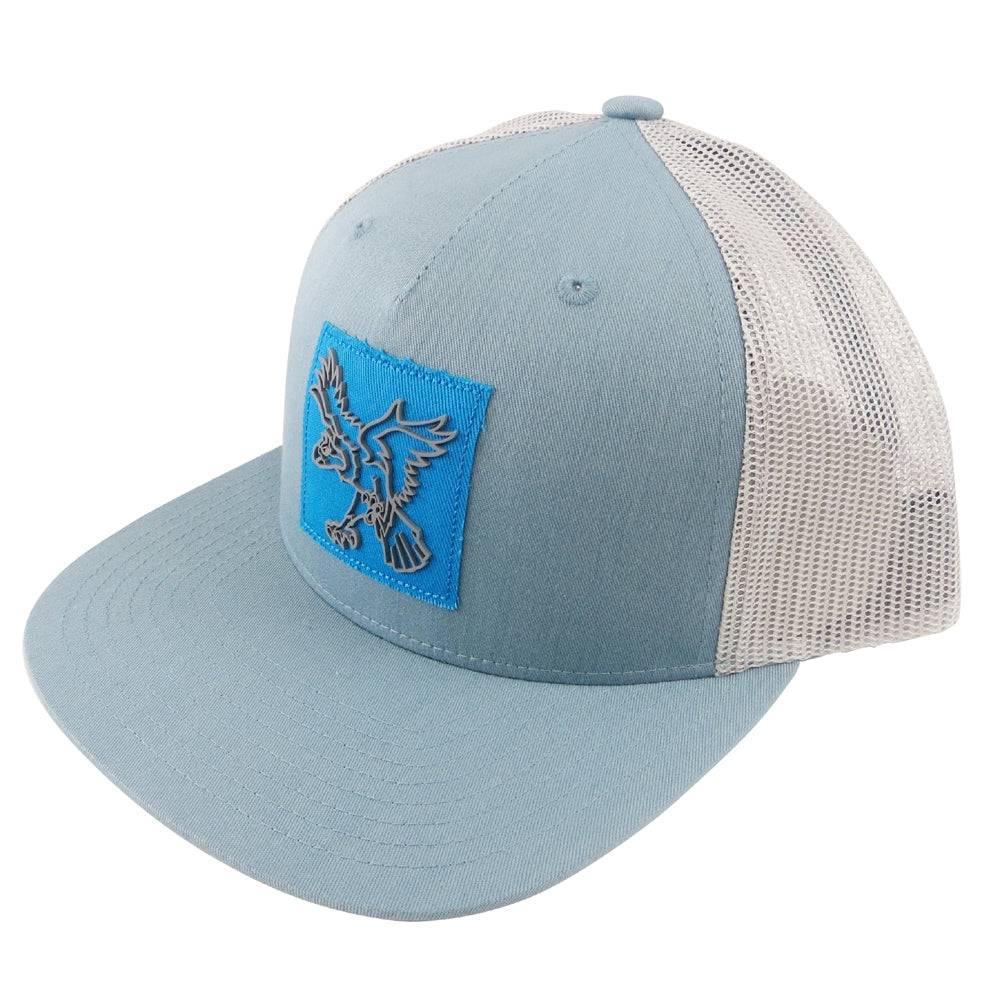Innova Apparel Light Blue / Gray Innova Roc Patch Adjustable Mesh Disc Golf Hat
