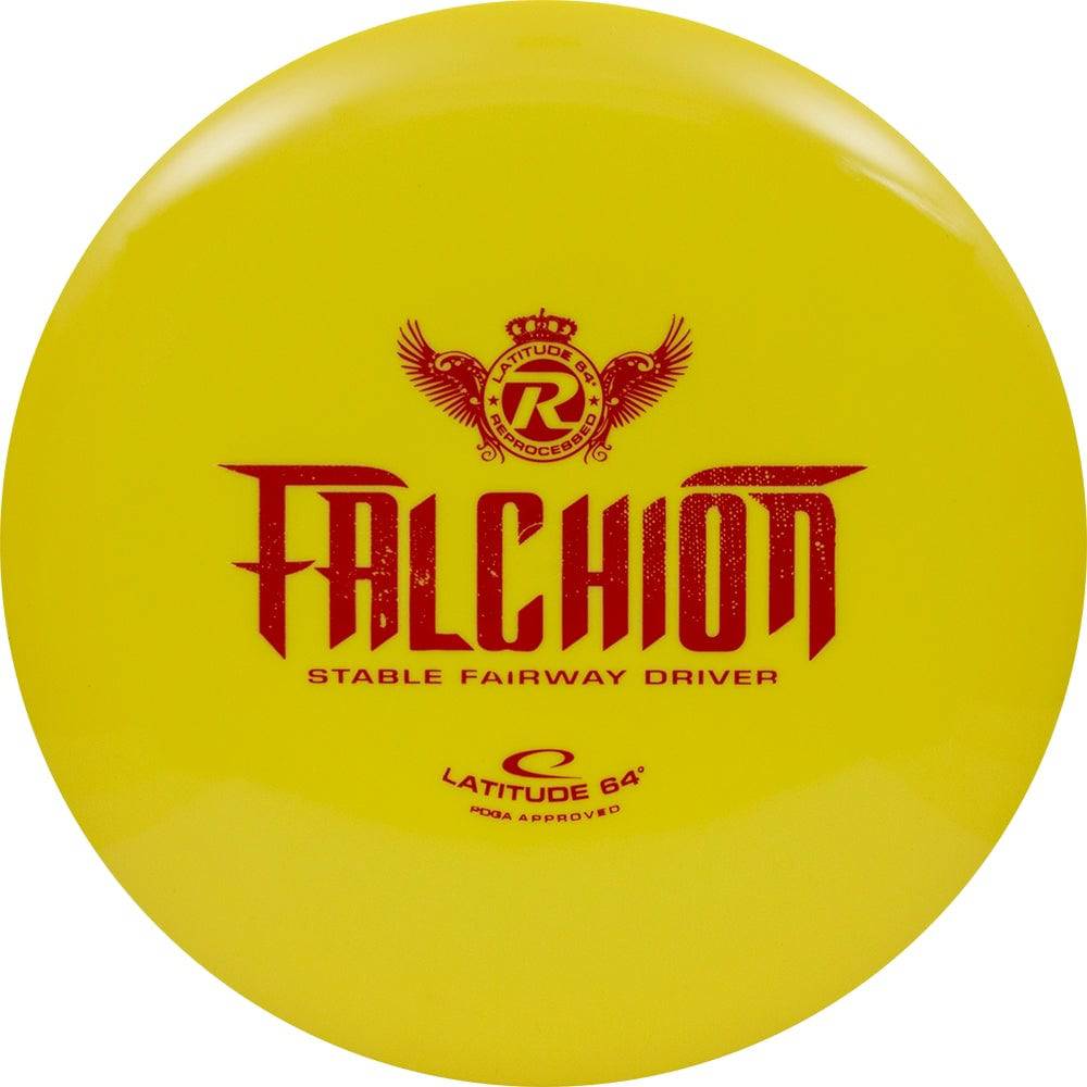 Latitude 64 Golf Discs Golf Disc Latitude 64 Reprocessed Gold Falchion Fairway Driver Golf Disc
