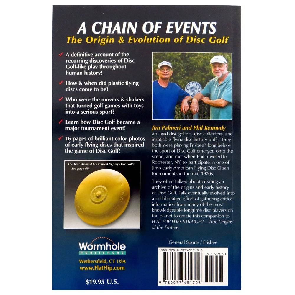 Palmeri-Kennedy Book Supply Accessory Book: A Chain of Events - The Origin & Evolution of Disc Golf - by Jim Palmeri