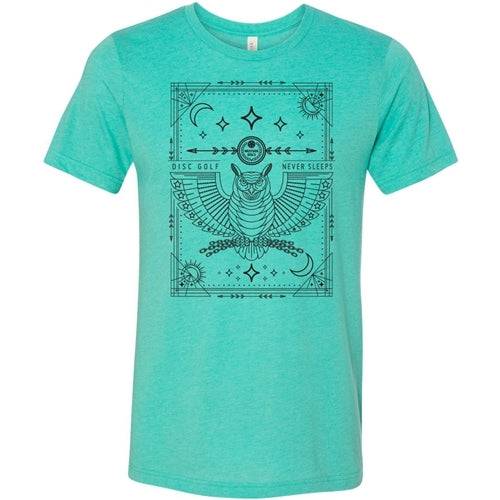 Westside Discs Apparel M / Teal Westside Discs Owl Short Sleeve Disc Golf T-Shirt