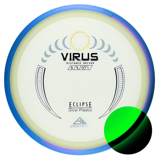 Axiom Eclipse 2.0 Glow Proton Virus Distance Driver Golf Disc