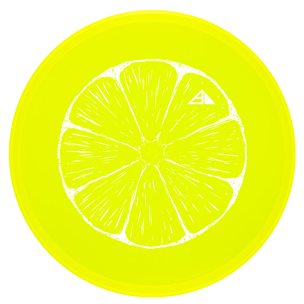 Axiom Brick & Mortar Exclusive Limited Edition Citrus Lemon Proton Glitch Putter Golf Disc