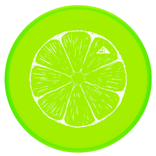 Axiom Brick & Mortar Exclusive Limited Edition Citrus Lime Proton Glitch Putter Golf Disc