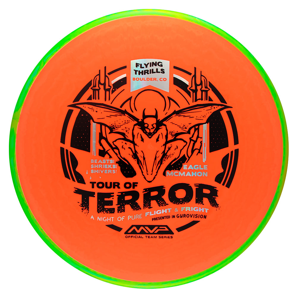 Axiom Brick & Mortar Exclusive Limited Edition 2024 Team Series Halloween Edition Eagle McMahon Fission Pyro Midrange Golf Disc