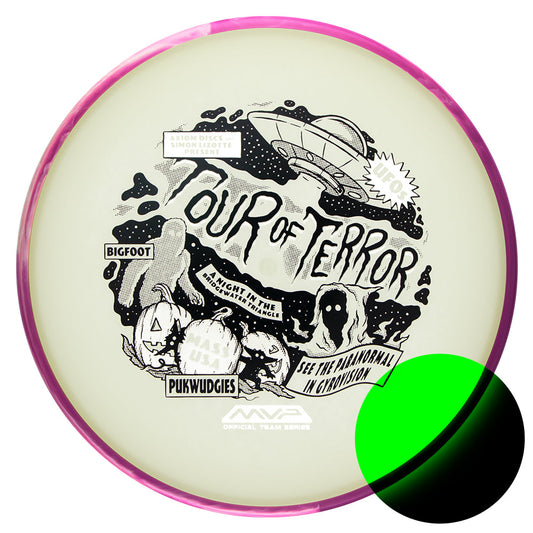 Axiom Brick & Mortar Exclusive Limited Edition 2024 Team Series Halloween Edition Simon Lizotte Eclipse Glow Proton Pixel Putter Golf Disc