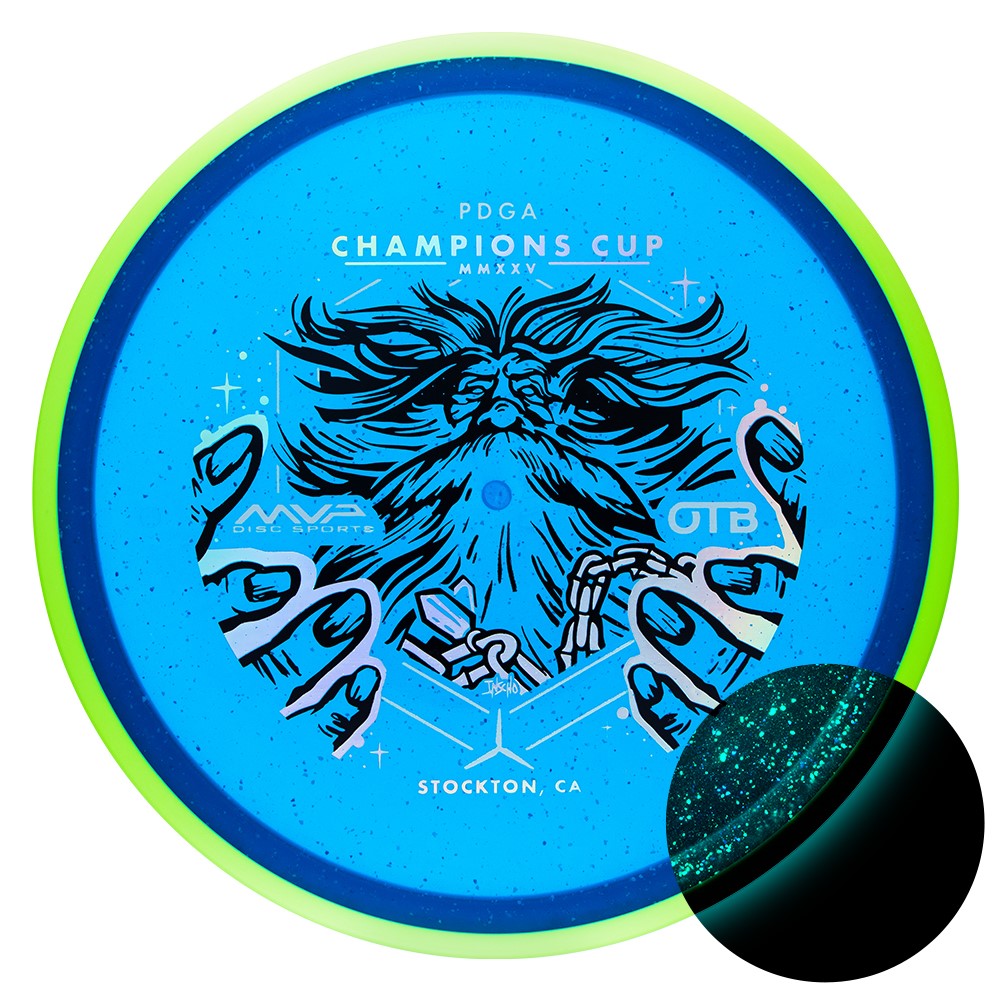 Axiom Limited Edition 2025 PDGA Champions Cup Particle Glow Proton Hex Midrange Golf Disc