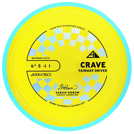 Axiom Neutron Crave [Sarah Hokom 1X] Fairway Driver Golf Disc