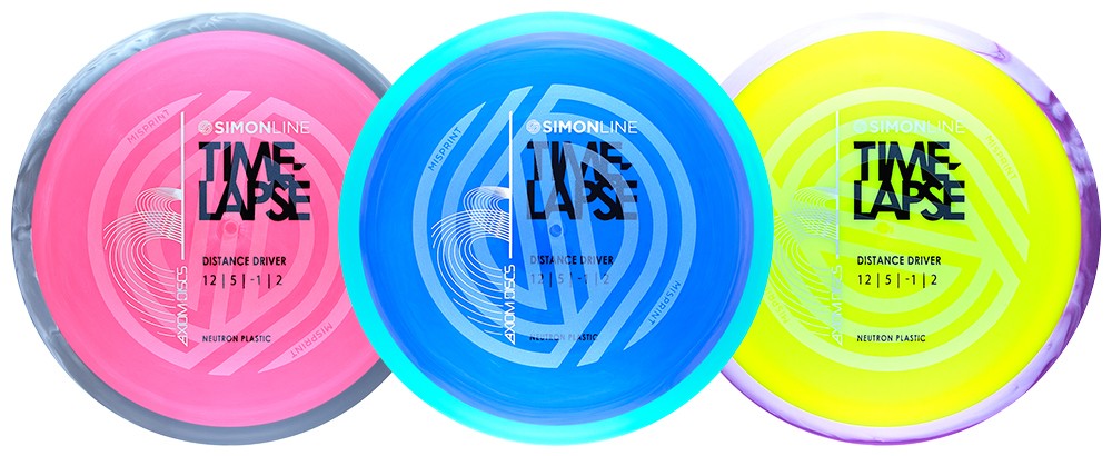 Axiom Misprint Simon Lizotte Simon Line Neutron Time-Lapse [Retool] Distance Driver Golf Disc