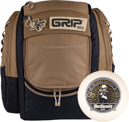 Climo Disc Golf GripEQ Ken Climo ATS Signature Series Backpack Disc Golf Bag