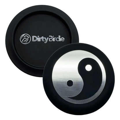 Dirty Birdie Ying Yang Design Aluminum Mini Marker Disc