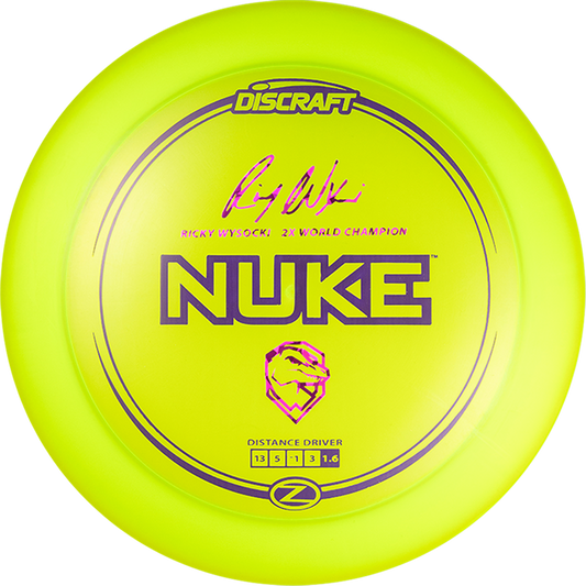 Discraft Elite Z Nuke [Ricky Wysocki 2X] Distance Driver Golf Disc