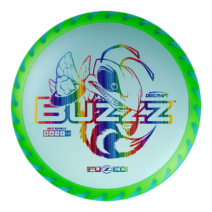 Discraft Fuzed Line Buzzz w/ Saw Pattern Midrange Golf Disc
