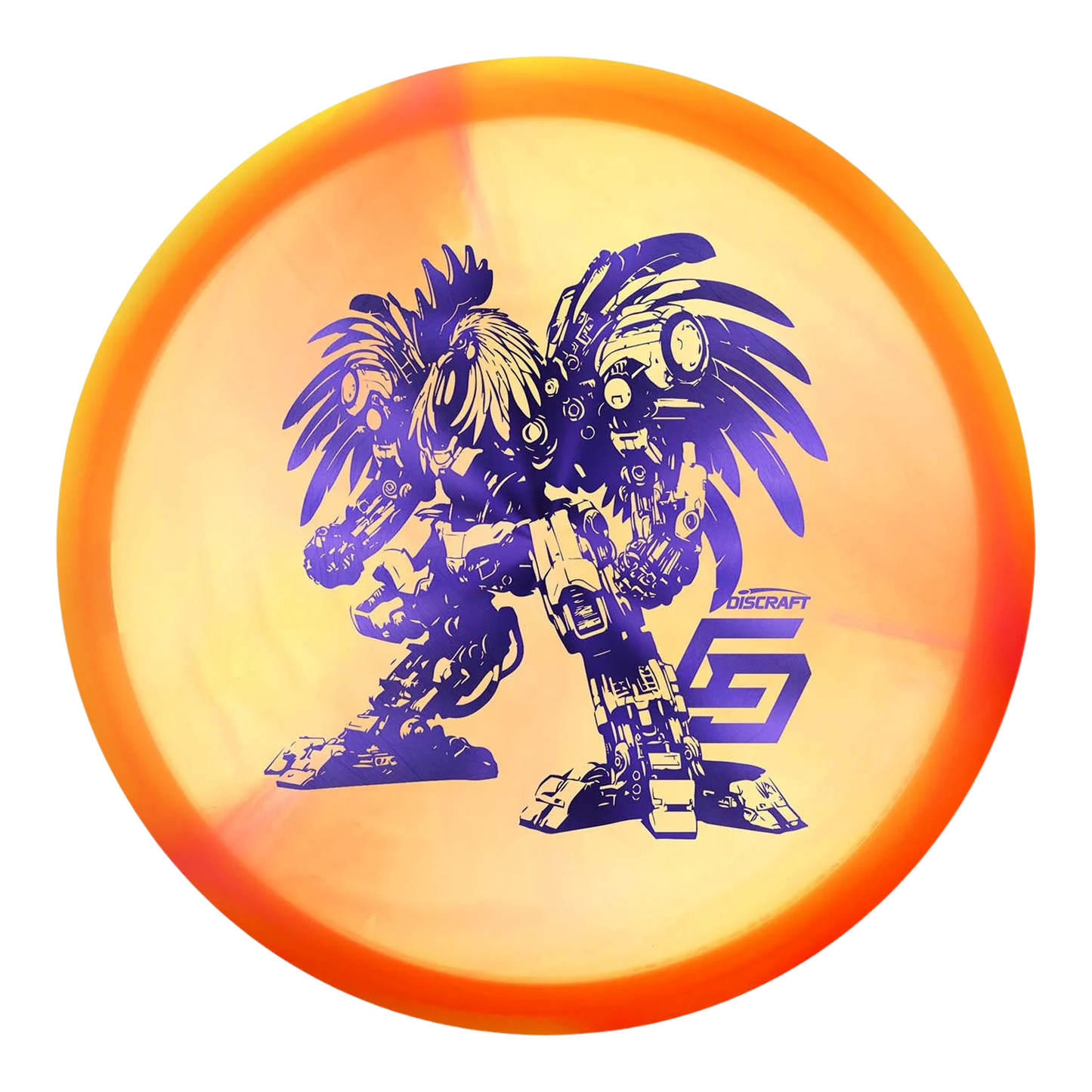 Discraft Limited Edition 2024 Chris Dickerson Robot Chicken Swirl Elite Z Buzzz Midrange Golf Disc