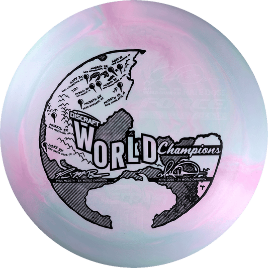 Discraft Limited Edition McBeth / Doss World Champions Collaboration ESP Force Distance Driver Golf Disc