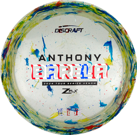 Discraft Limited Edition 2024 Tour Series Anthony Barela Jawbreaker Elite Z FLX Venom Distance Driver Golf Disc