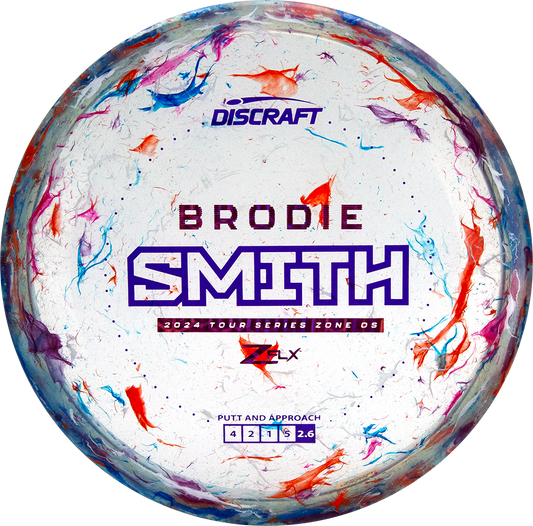 Discraft Limited Edition 2024 Tour Series Brodie Smith Jawbreaker Elite Z FLX Zone OS Putter Golf Disc