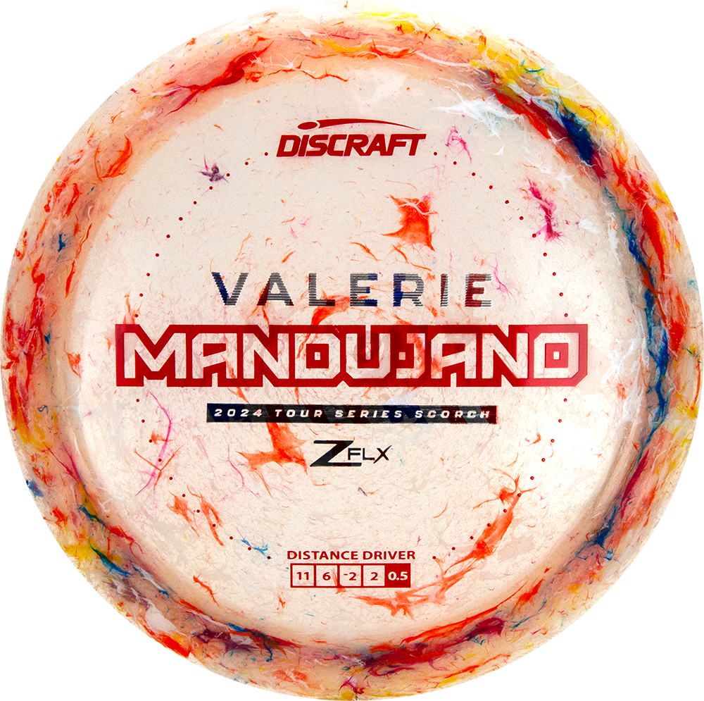 Discraft Limited Edition 2024 Tour Series Valerie Mandujano Jawbreaker Elite Z FLX Scorch Distance Driver Golf Disc