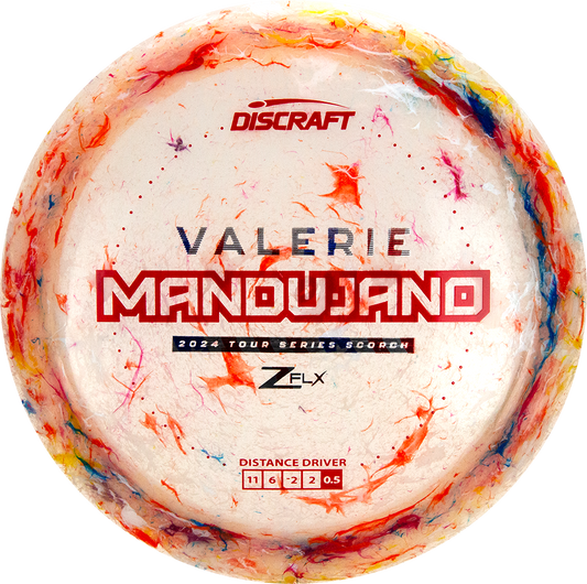 Discraft Limited Edition 2024 Tour Series Valerie Mandujano Jawbreaker Elite Z FLX Scorch Distance Driver Golf Disc