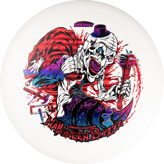 Discraft Limited Edition 2025 Halloween Tri-Foil Glo Elite Z Buzzz Midrange Golf Disc