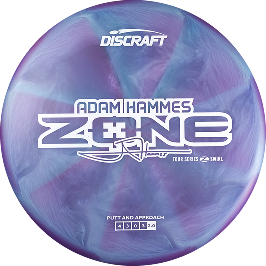 Discraft Limited Edition 2025 Tour Series Adam Hammes Swirl Elite Z Zone Putter Golf Disc