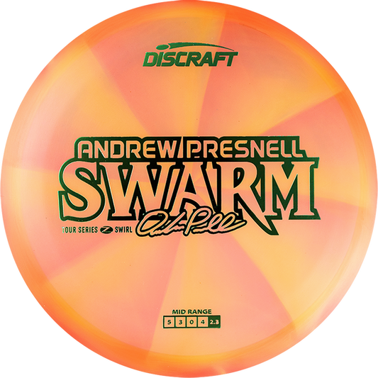 Discraft Limited Edition 2025 Tour Series Andrew Presnell Jawbreaker Elite Z FLX Swarm Midrange Golf Disc