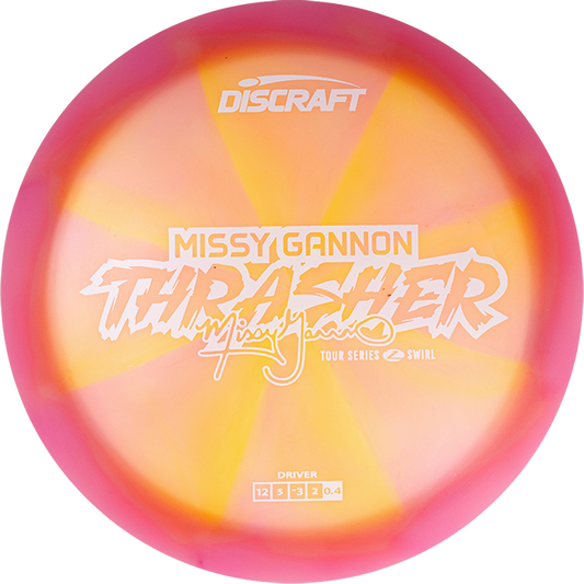 Discraft Limited Edition 2025 Tour Series Missy Gannon Swirl Elite Z Thrasher Distance Driver Golf Disc