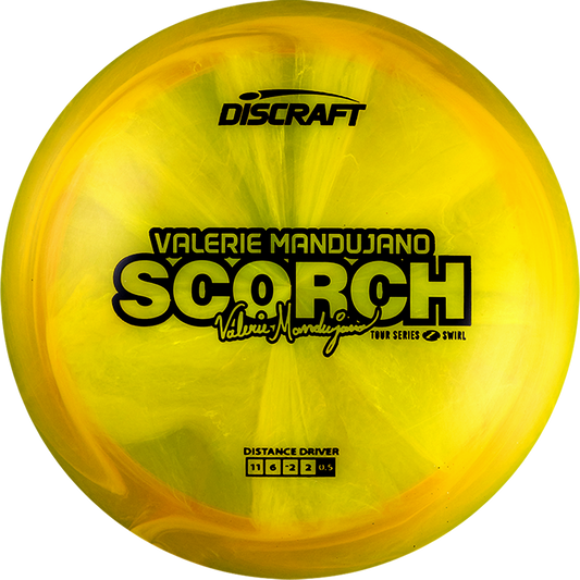 Discraft Limited Edition 2025 Tour Series Valerie Mandujano Swirl Elite Z Scorch Distance Driver Golf Disc