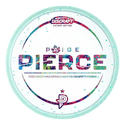 Discraft Limited Edition Victory Edition 2025 GMC Champion Paige Pierce Confetti Elite Z Fierce Putter Golf Disc