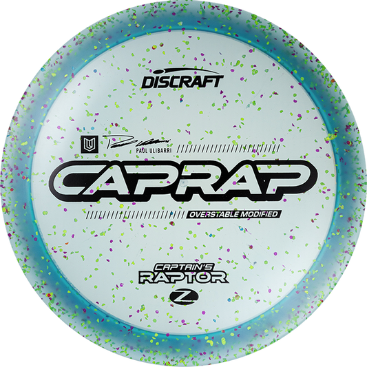 Discraft Limited Edition 2026 Paul Ulibarri Confetti Elite Z Captain's Raptor Fairway Driver Golf Disc