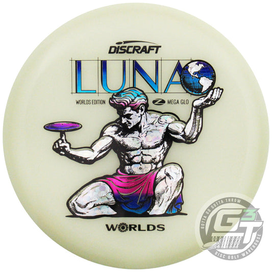Discraft Limited Edition 2026 PDGA World Championship Spirit of Detroit Mega Glo Z Luna Putter Golf Disc