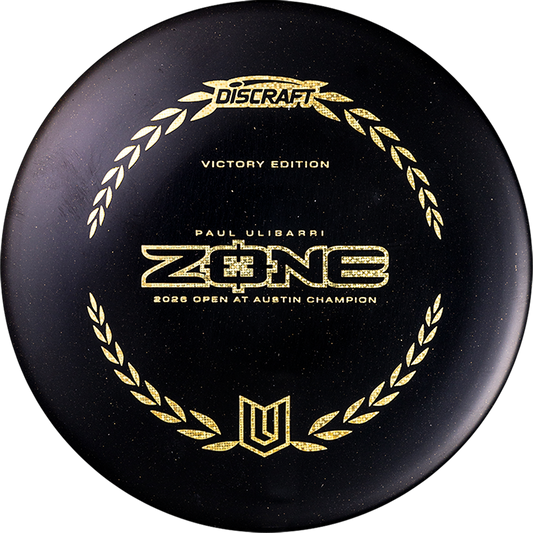 Discraft Limited Edition Victory Edition 2026 Open at Austin Champion Paul Ulibarri Midnight Shimmer Elite Z Zone Putter Golf Disc