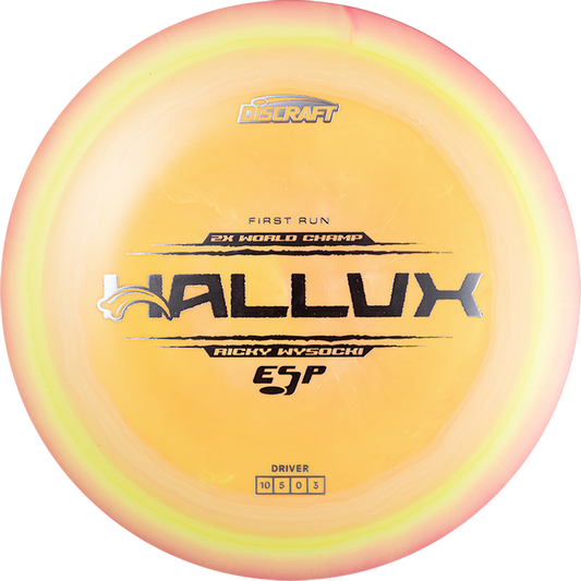Discraft Limited Edition First Run Ricky Wysocki Signature ESP Hallux Distance Driver Golf Disc