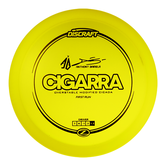 Discraft First Run Elite Z Cigarra [Anthony Barela] Fairway Driver Golf Disc