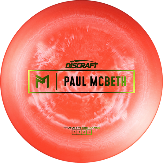 Discraft Limited Edition Prototype Paul McBeth Signature Prototype Blend Malita Midrange Golf Disc