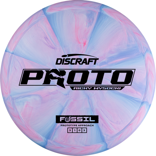 Discraft Limited Edition Prototype Ricky Wysocki Signature Fossil Putter Golf Disc