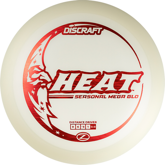 Discraft Seasonal Mega Glo Z Heat Distance Driver Golf Disc