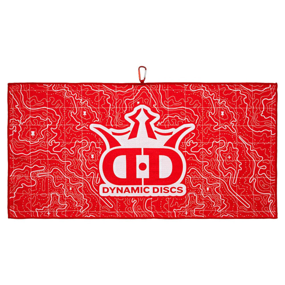 Dynamic Discs Topographic Microfiber Waffle Disc Golf Towel