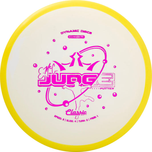Dynamic Discs Classic Soft Orbit EMAC Judge Putter Golf Disc