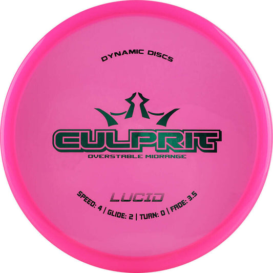 Dynamic Discs Lucid Culprit Midrange Golf Disc