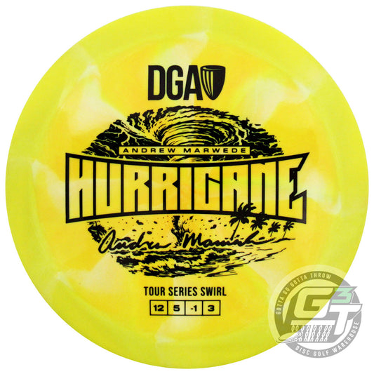 DGA Limited Edition 2026 Tour Series Andrew Marwede Special Blend Hurricane Distance Driver Golf Disc