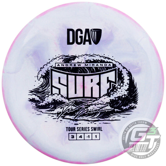 DGA Limited Edition 2026 Tour Series Andrew Miranda Special Blend Surf Putter Golf Disc