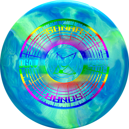 DGA First Run Swirl D-Line Sonar Putter Golf Disc