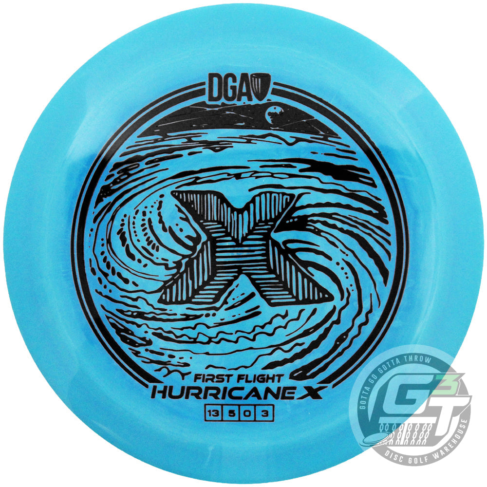 DGA First Run LE Swirl Hurricane X Distance Driver Golf Disc