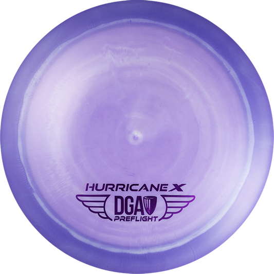 DGA Limited Edition PreFlight LE Swirl Hurricane X Distance Driver Golf Disc